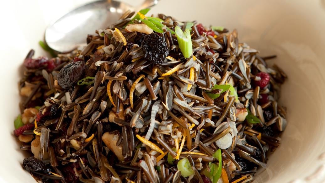 Wild Rice with Cranberry and Orange